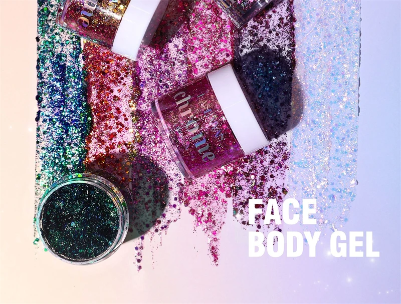 Glitzergel Lidschatten Für Gesicht Haar Und Körper Chameleon_voghion.com