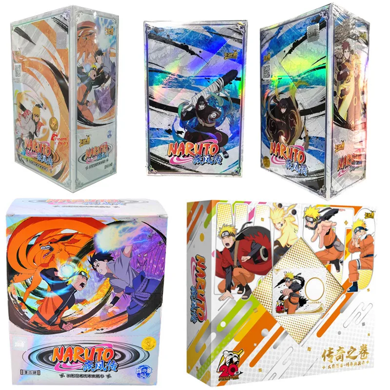 

New Naruto Anime Kakashi Sasuke Jilai Also BP Character Collection Card Game Hobby Table Toy Children's Birthday Gift