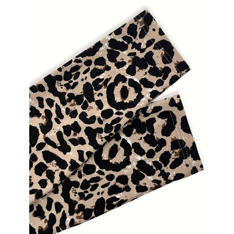 2025 Tops Women's Clothing Leopard Print Long Sleeve V-neck Classic Retro Shirt Suit Jacket Autumn Winter Coat Female Streetwear