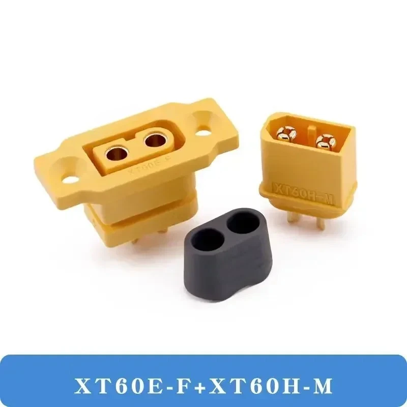 Gold-Plated High Current XT60E-F Quick Charge Mountable Connector