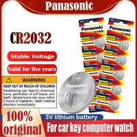 5-20PCS PANASONIC CR2032 CR 2032 3V Lithium Battery 1