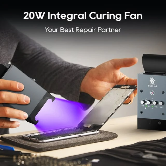 مروحة Xwitzeal المزدوجة للصيانة – تبريد سريع ومعالجة UV (2 في 1) 3