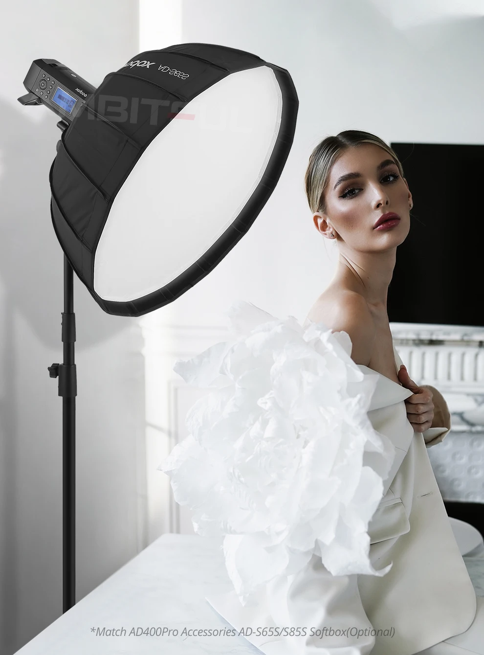 Godox 400W AD400 Pro WITSTRO All-in-One Outdoor Flash AD400Pro Li-on Battery TTL