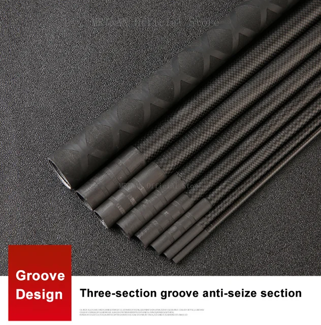 Canna Da Pesca Telescopica 5.4m 8 Sezioni - Leggera In FRP, Portatile Per Fiumi E Laghi