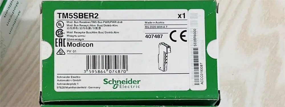 

Приемник автобуса SCHNEIDER TM5SBER2 Mod/TM5 bus pwr/pwr distr Новый в коробке