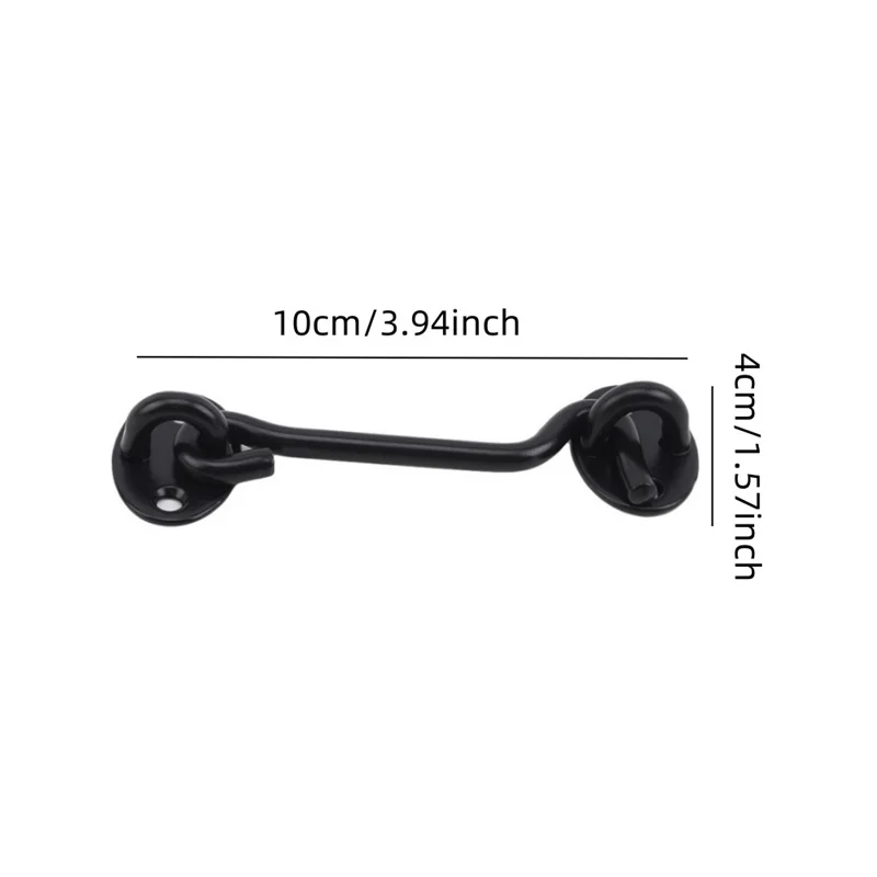 Solid Vintage Door And Window Hook Stainless Steel Cabinet Door And Window Buckle Lock Shed Gate Catch Silent Holder