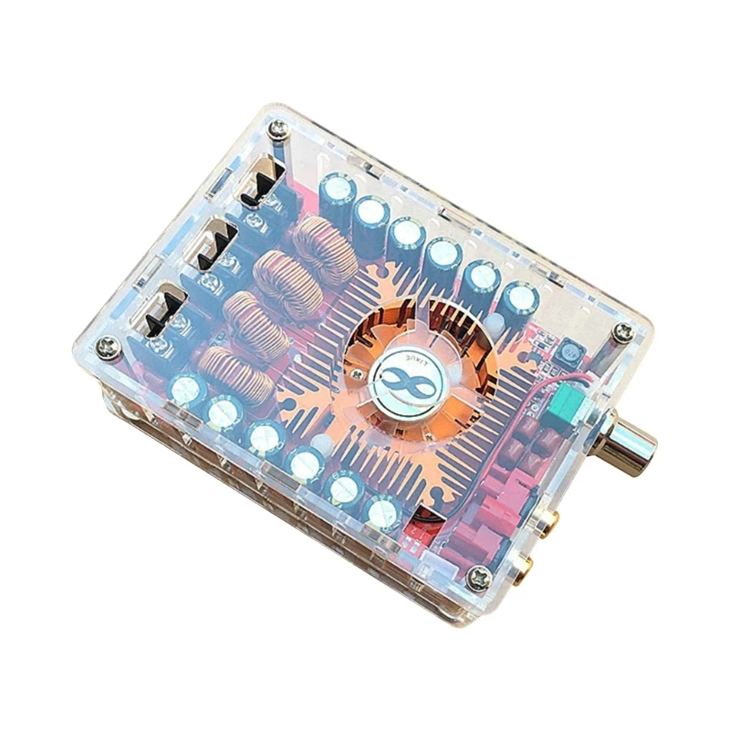

TDA7498E High Power Digital Power Amplifier Board 160Wx2 Stereoswith Cooling Fan Drop Shipping