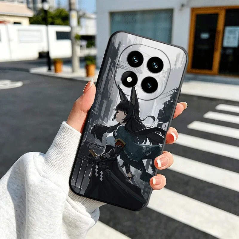 Zenless Zone Zero Hoshimi Miyabi Soft Black Phone Case Cover