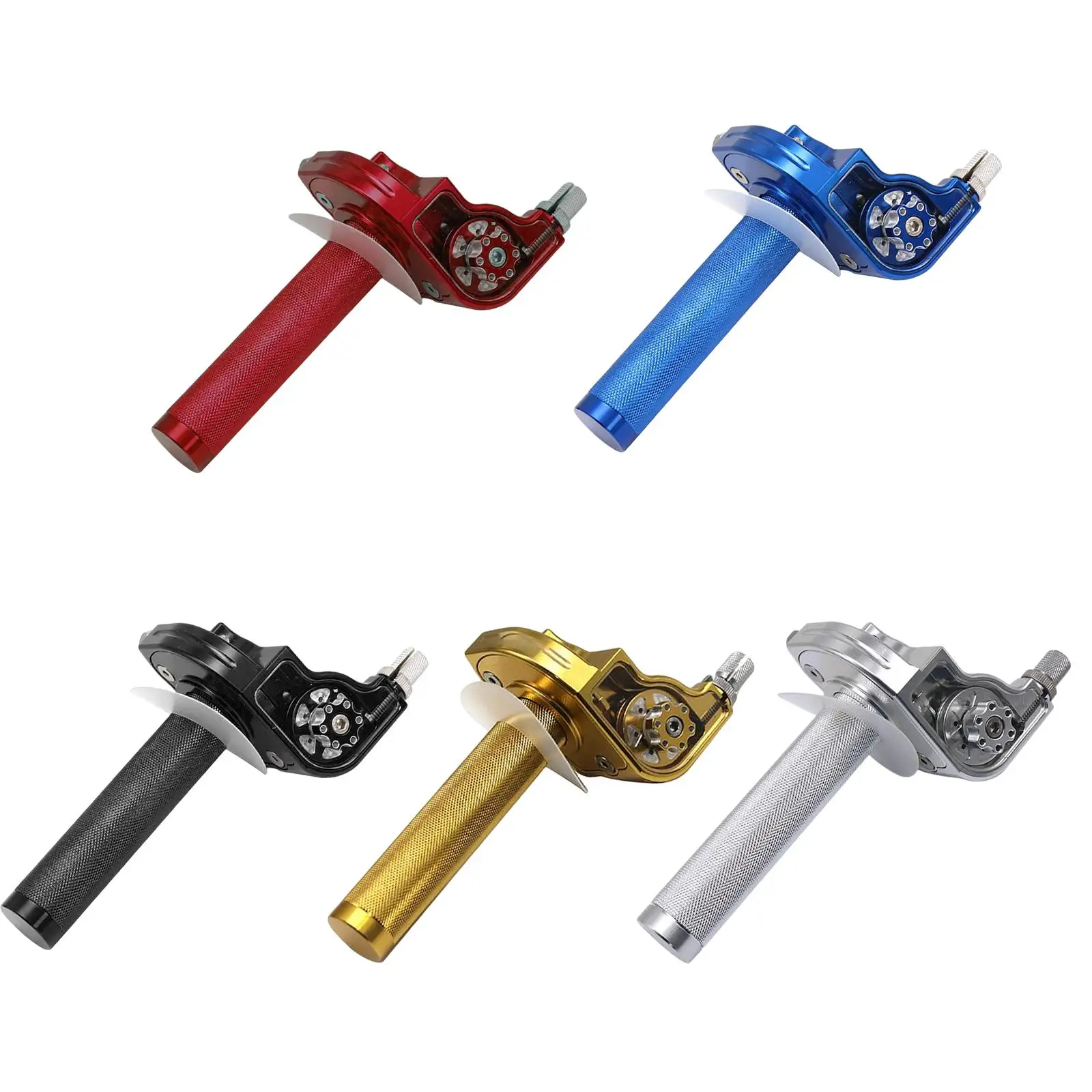 

Throttle Grip Handlebar Grip 7/8 inch 22mm Handlebar Universal for Motorbike Dirt Bike Parts Accessories Easy to Install