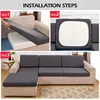 Waterproof Sofa Cushion Covers Non-slip Silky Sofa Seat Covers Furniture Protector Soft Stretch Sofa Cover For Living Room Hotel 5