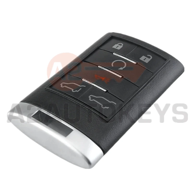 A2AUTOKEYS OUC6000066 6Buttons 315MHZ Remote Smart Control Car Key For Cadillac 2007 2008 2009 2010 2011 2012 2013 2014 Escalade