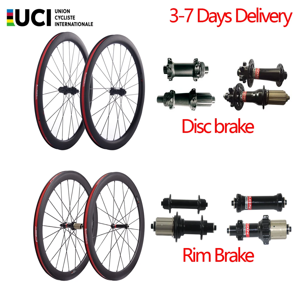 Paire De Roues De Vélo De Route 700C/30/40/50MM V/C Frein sur