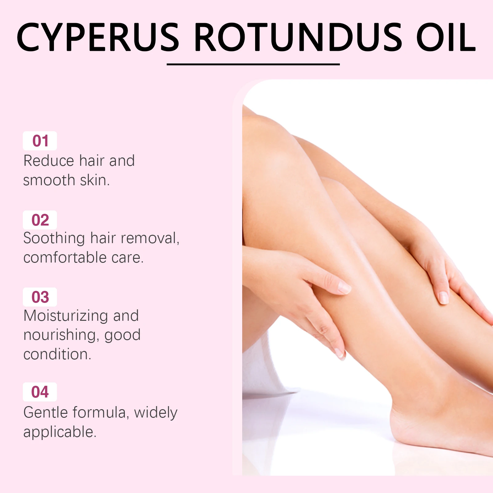 Oceaura Hair Removal Oil Gentle Moisturizing Smoothing Skin Care_voghion.com
