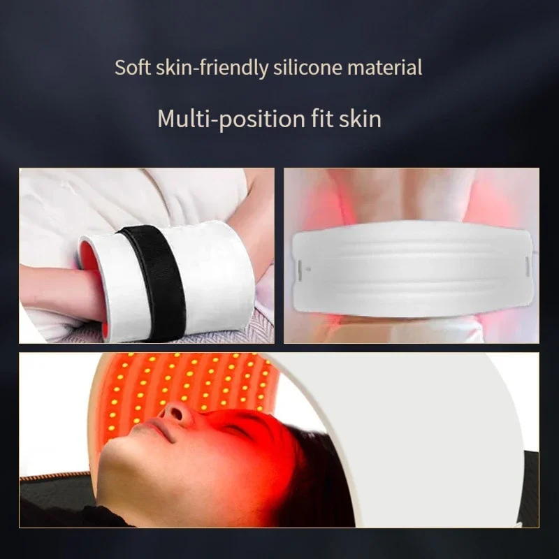 Rainbow Photon Rejuvenation Spectrometer, Large LED Screen, Red Blue Light Beauty Device, Photon Acne Removal Instrument