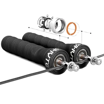 Crossfit Jump Rope Speed & Weighted Jump Ropes with Speed Cable Ball Bearings 4