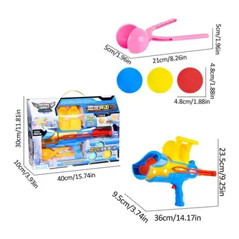 Outdoor Snow Ball Guns Winter SnowballBlaster Children Snow Play Toys Snow Ball Maker Tool Soft Ball Launcher Kid Toys 6