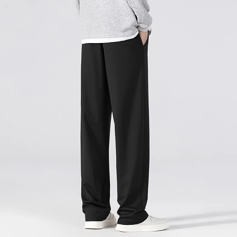 CHRLCK Men's Staight Sweatpants Sport Pants Men Running Pants Spring Autumn Loose Casual Sweat Pants Running Jogging Trousers 6