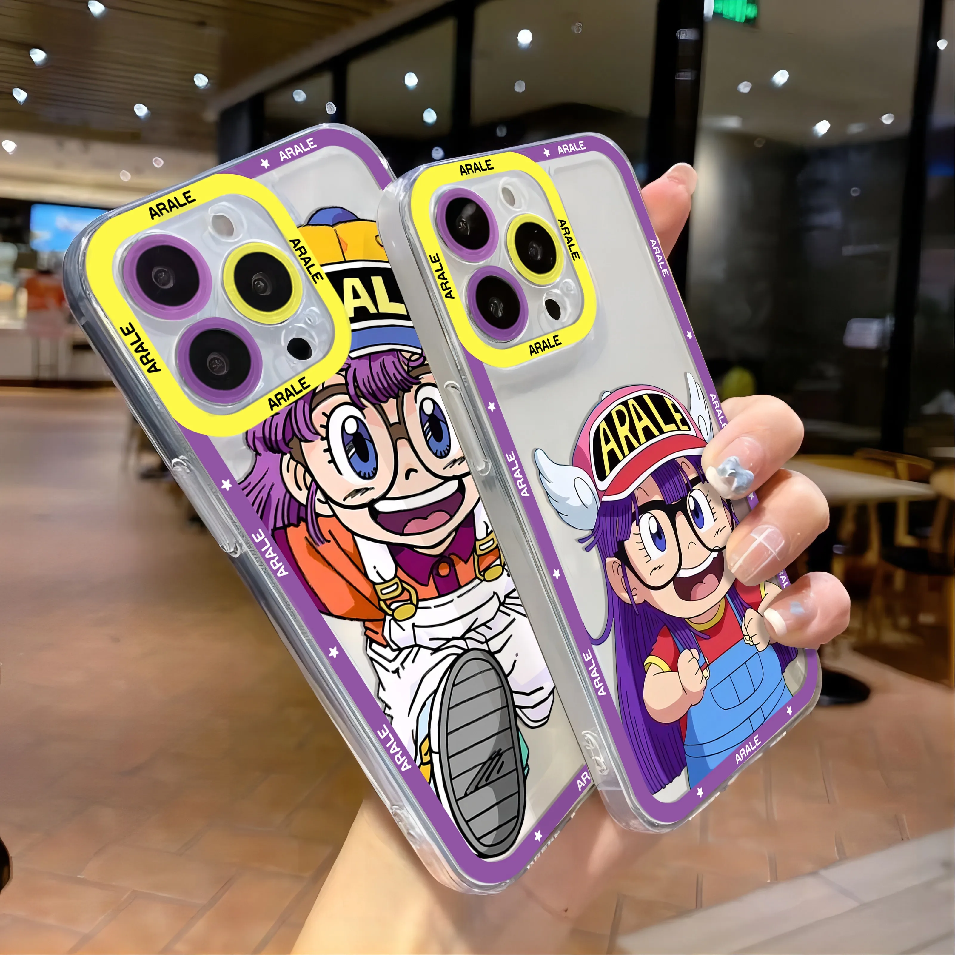 Whimsical Arale Clear Soft TPU Phone Case