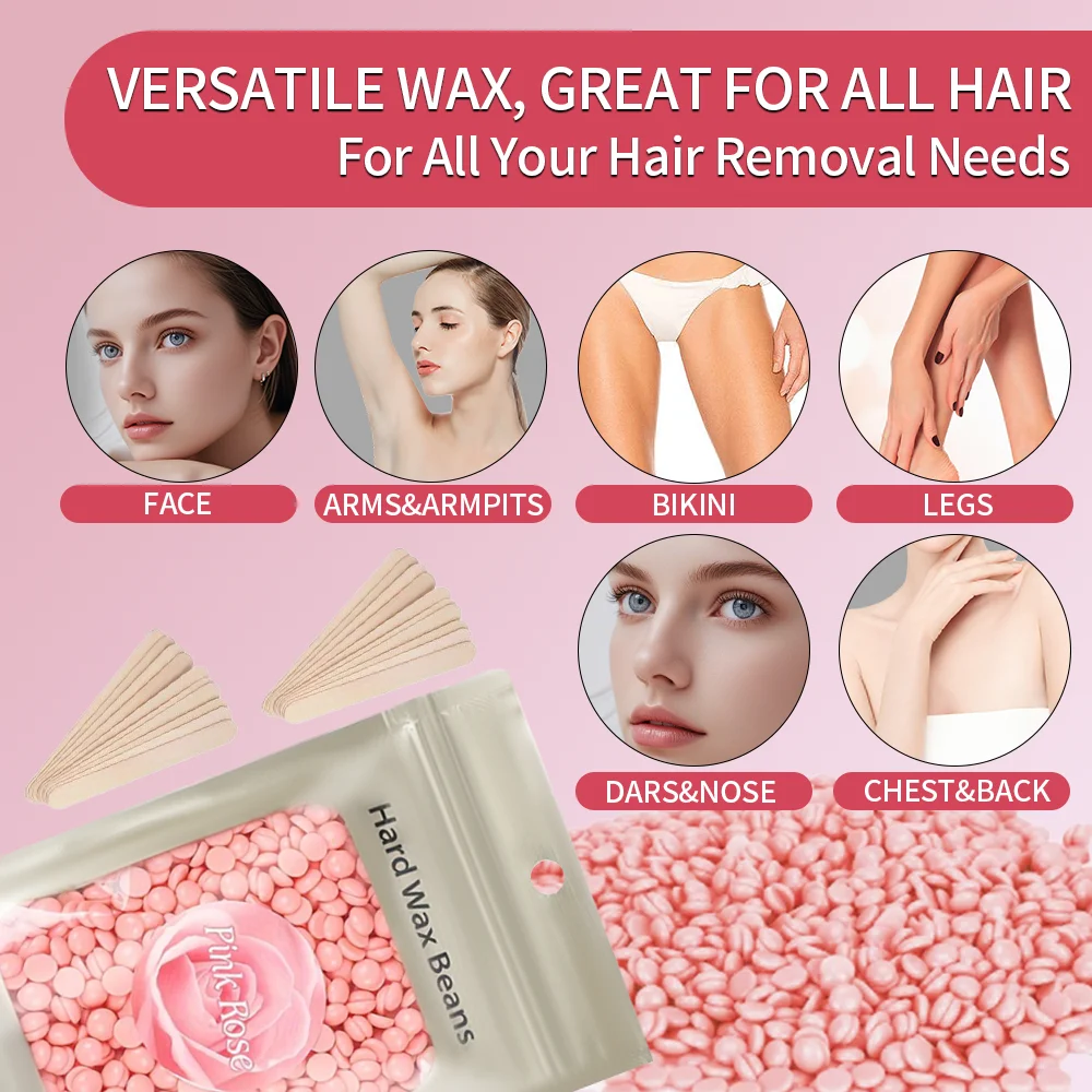 400ml Black Wax Melting Machine + 250g Wax Beans Set, Heating, Hair Removal And Therapy Machine