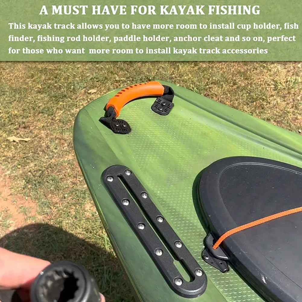 Kayak Slide Rail Bracket Base Fishing Rod Bracket Mounting Base