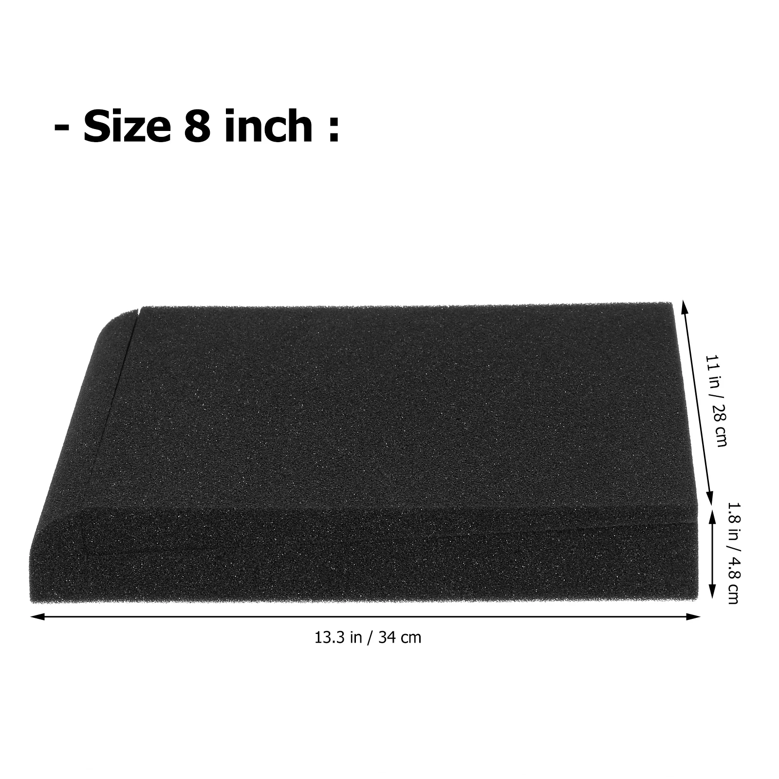 

Cushion Small Foams Pad Speaker Isolation Gadget Mat for Tool Parts Supply Accessory Desktop