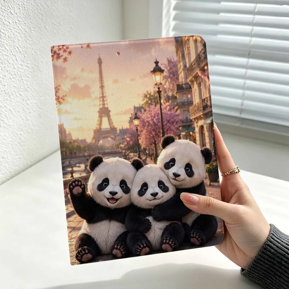 Adorable Panda Pattern Soft Tablet Case Cover