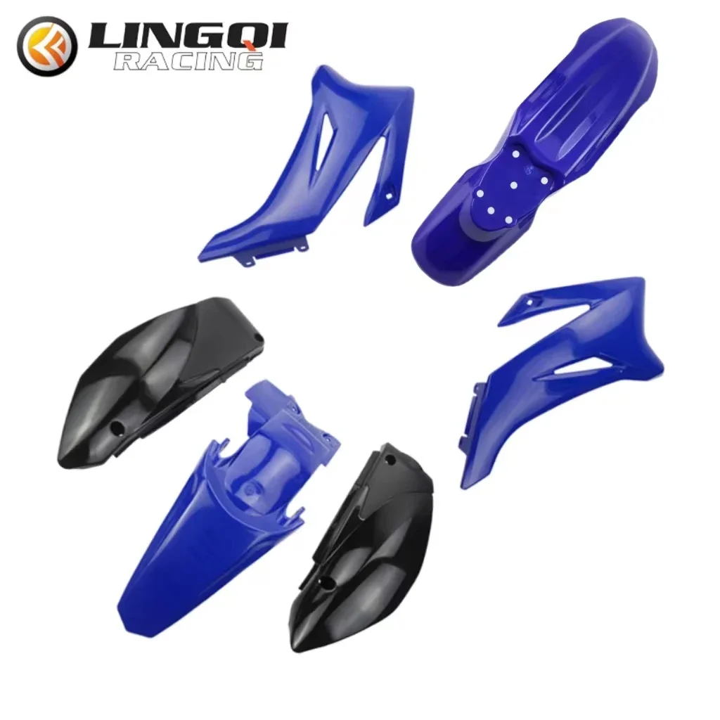 LING QI Motorcycle TTR125 Mudguard Fairing Body Plastic Cover Kit Set Fender For TTR125 Dirt Pit Bike