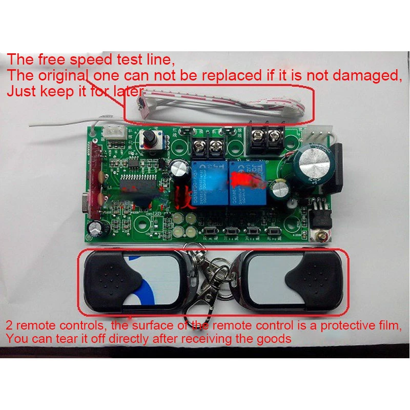 433M24VUniversalElectronicLimitGarageDoorMotherboardFlipDoor