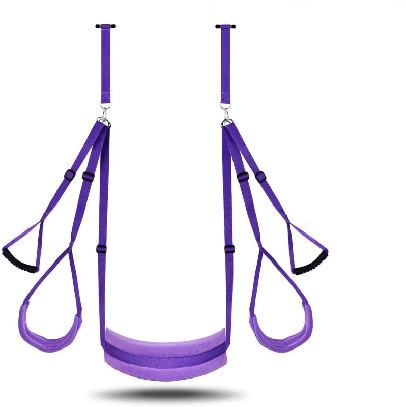 AlternativeSMSexy Purple Sponge Swing Seat Cushion Couple Flirting Door Binding Sex Suspension Auxiliary Sex Product