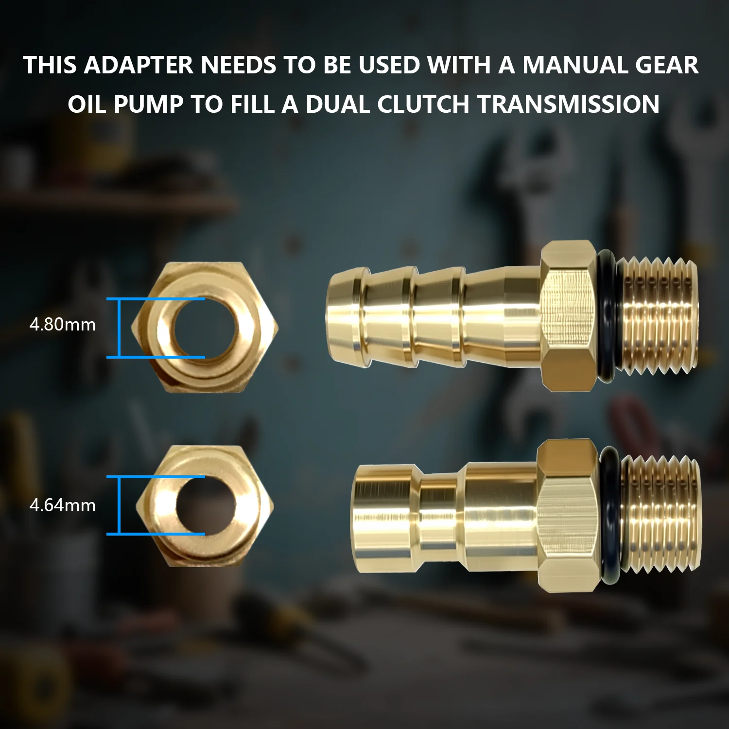 VAS6617/12 VAS6262A/9 suitable for Volkswagen Audi 0CK 0B5 MTF car transmission refueling connector fuel adapter 4
