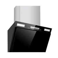Efficient filtration exhaust fan kitchen range hood wall mounted chimney range hood large capacity slant range hood 1