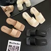 New 2025 Ladies Casual Sandals Slippers Beach Shoes Anti-slip One-Strap Comfortable PVC Material for Summer Vacation