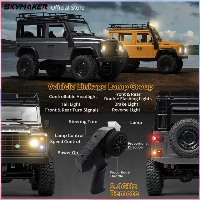 New MN99s MN98 1:12 MN Model RTR Version RC Car 2.4G 4WD RC Rock Crawler Defender Remote Control Car 1/12 RC Truck Cars Toys 5