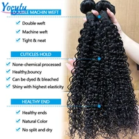 YOCYTU 242424 Pouces Tissage Humain Hair Curly Wave Tissage Brésilien 100% Cheveux Humain 12A Tissage Ondulé Cheveux Humain Curly Wave Meche Tissage Bouclé Cheveux Humain Livraison 3 Jours France 5