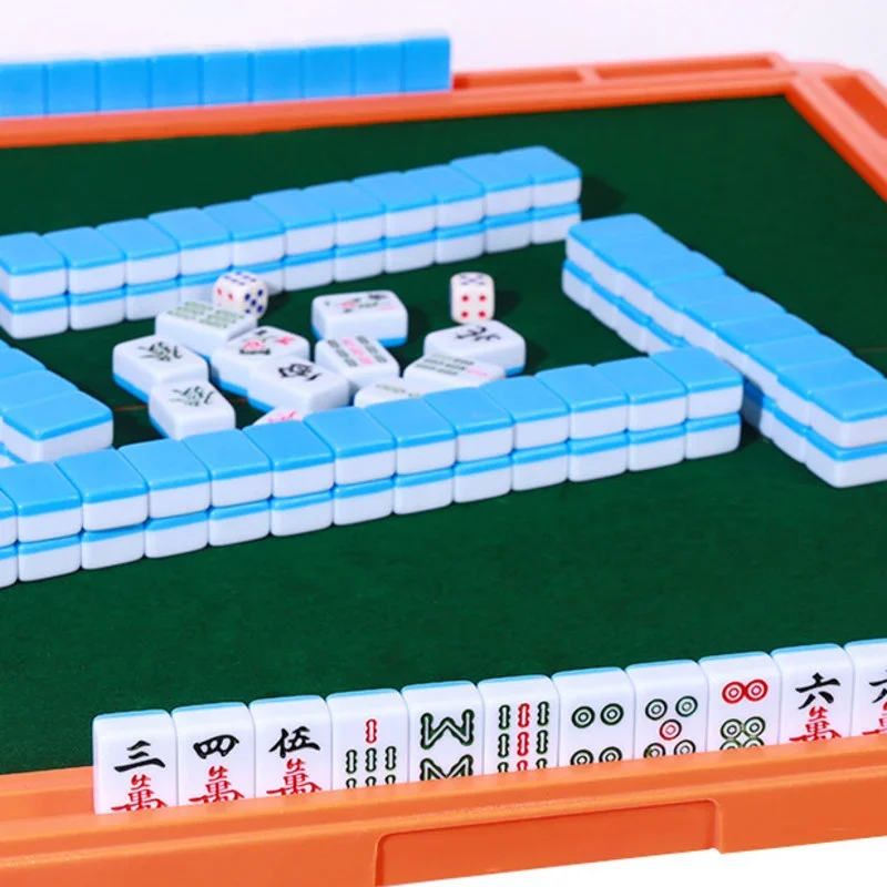 24/26/30 ミリメートルミニ麻雀ボードゲームポータブルトラベルセット