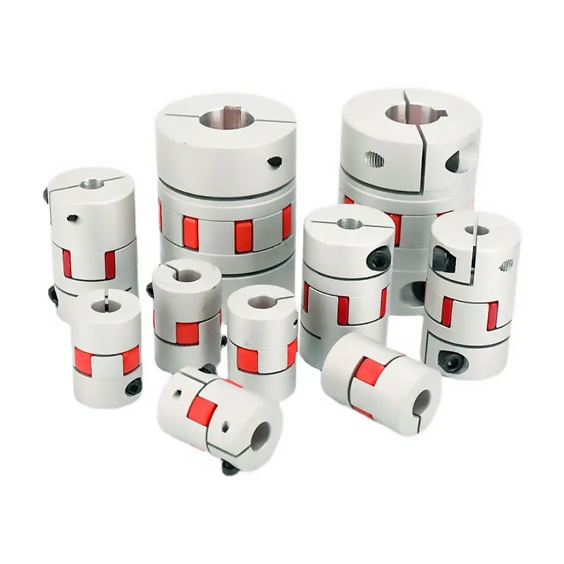 Shaft Coupler Flexible Coupling Shaft Connector 1pc XB D40L55 Three Jaws Couple Aluminium Plum Flexible Shaft Coupling Motor Connector CNC Flexible Couplings 8/9/10/12-22mm
