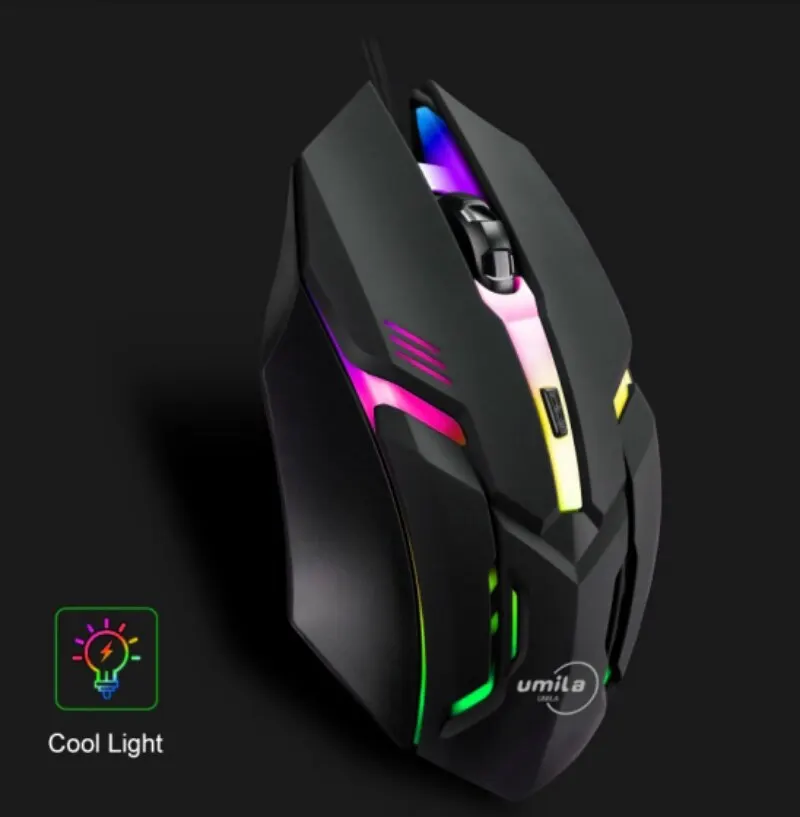 RGB Wired Gaming Mouse for PC and Laptop