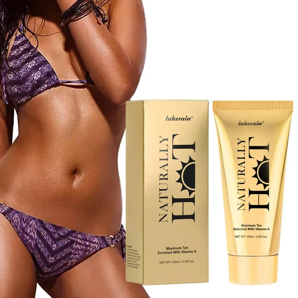 100ml Body Self Tanning Mousse Fake Tan Bronze Skin Bronzer Natural Quick Body Tanner Face Self Mousse Sunless Tanning L7F6