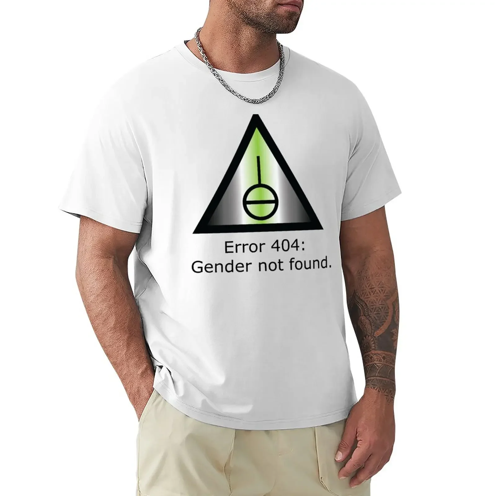 

Error 404: Gender Not Found T-Shirt Blouse custom t shirts black t shirts anime t shirts for men