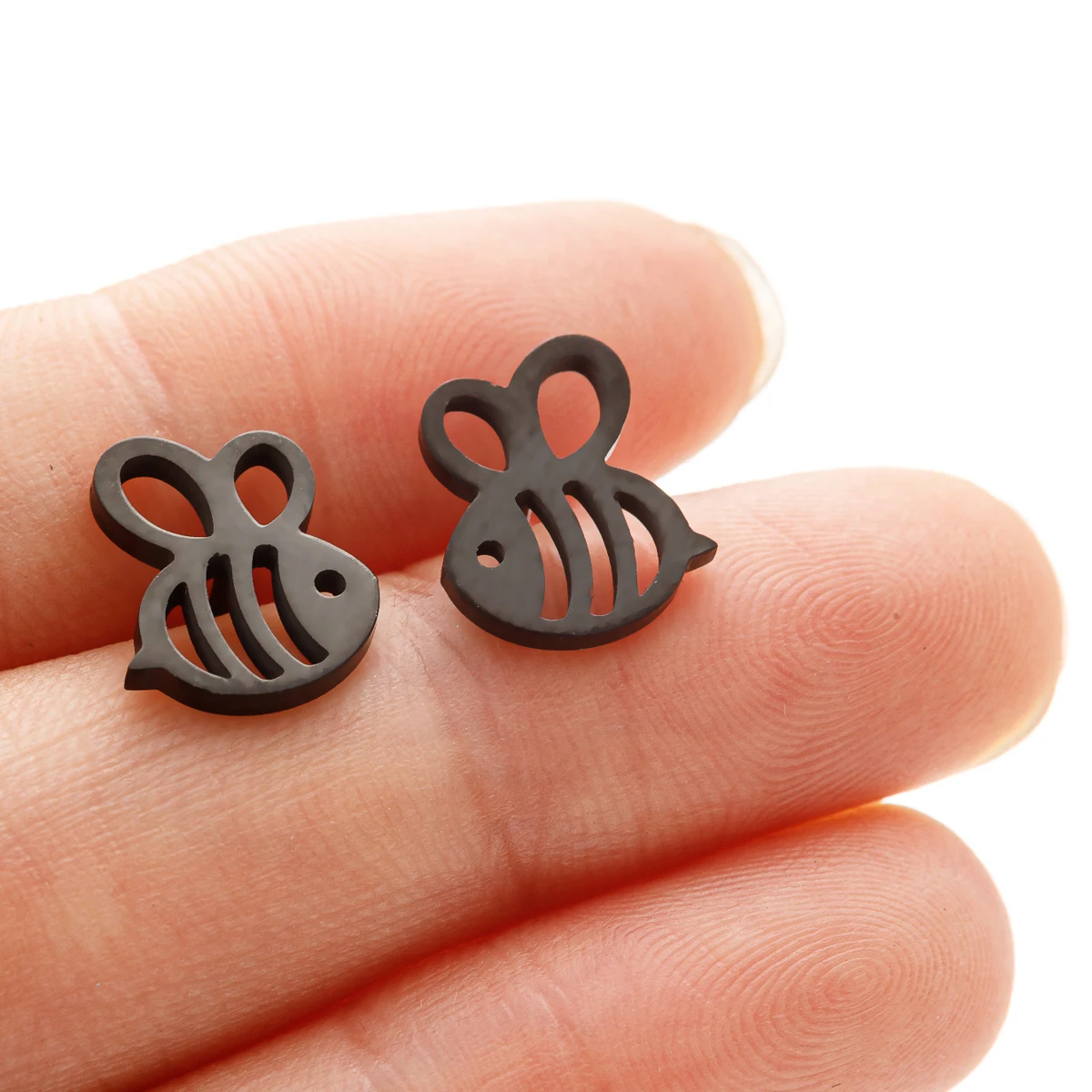 Kleine Biene Edelstahl Ohrringe Für Frauen Mädchen Mini Insekt Tier Ohr Piercing Stud Ohrringe Partei Schmuck Geschenk Aretes – Detail 6
