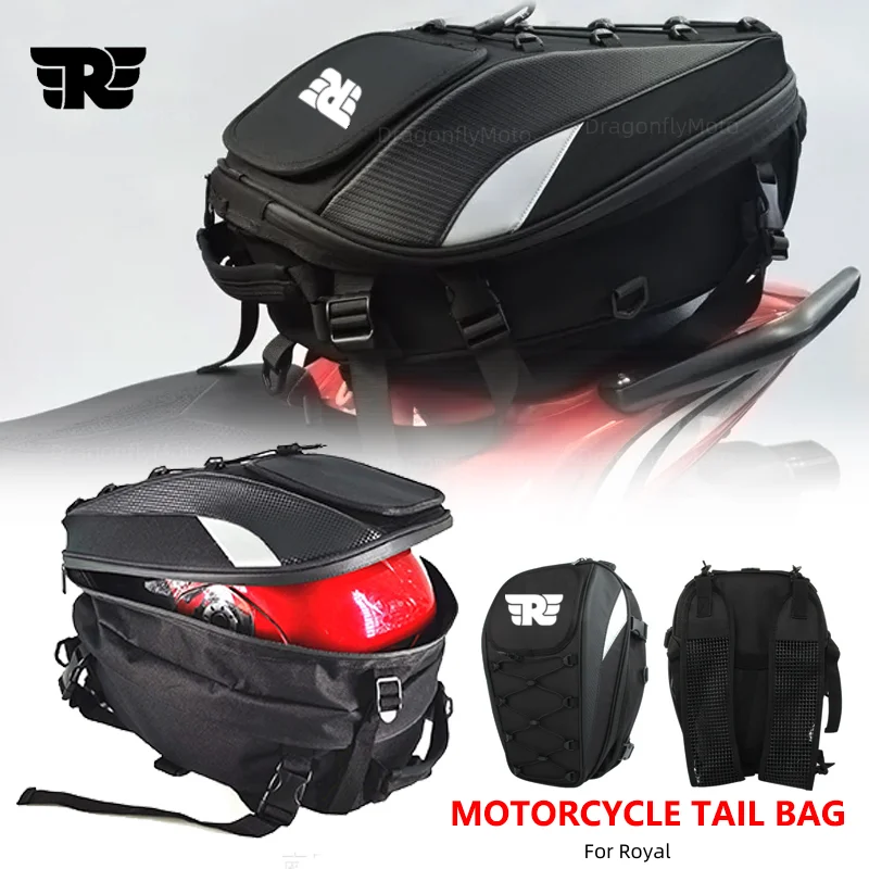 

Motorcycle Tail Bag For Royal Enfield Bullet/Meteor/Classic 350 500 Interceptor 650 Continental GT 535 Himalayan 411 Waterproof