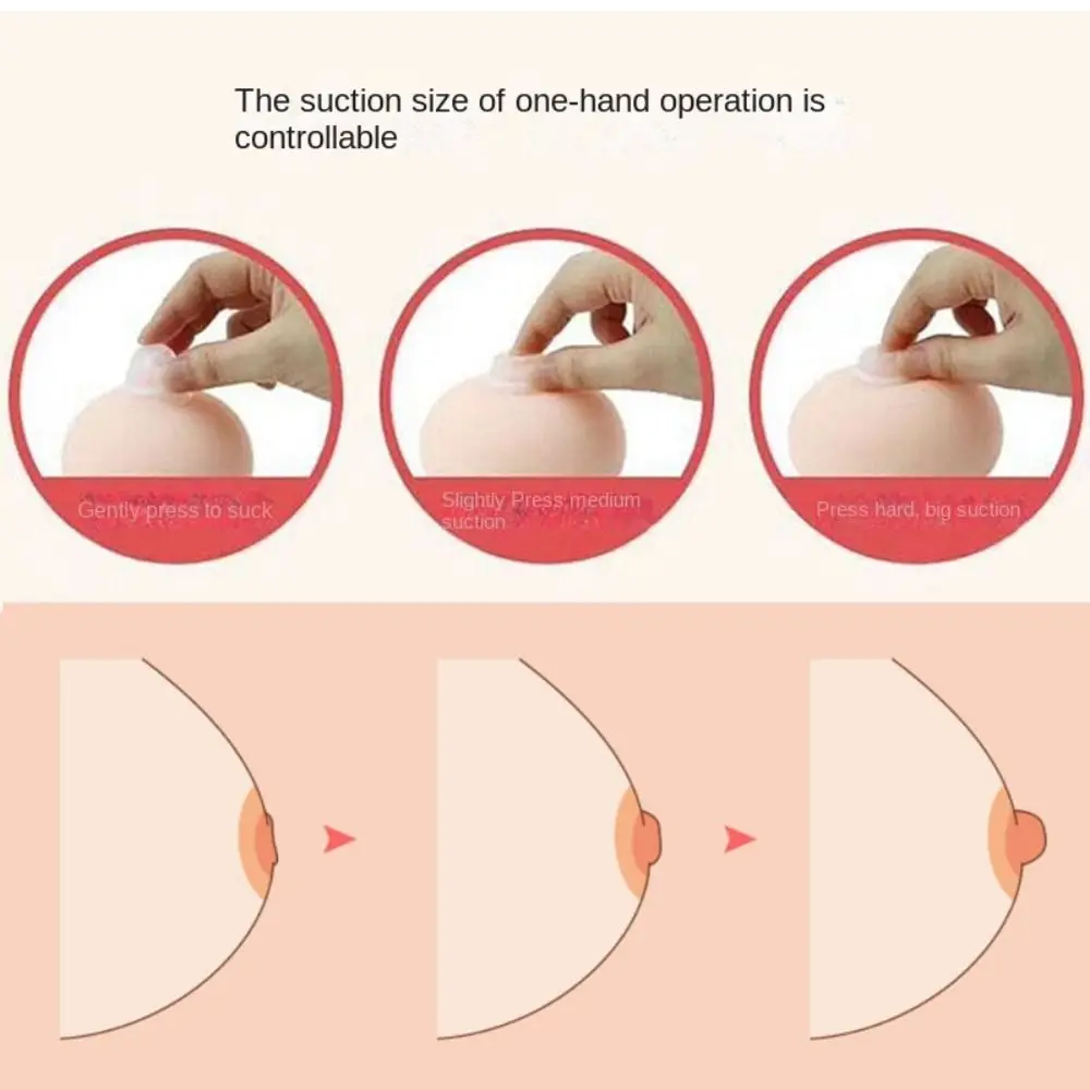 2 pcs/set Nipple Corrector for Flat Inverted Nipples Soft Silicone Nipple Aspirator Puller Niplette Treatment Redress