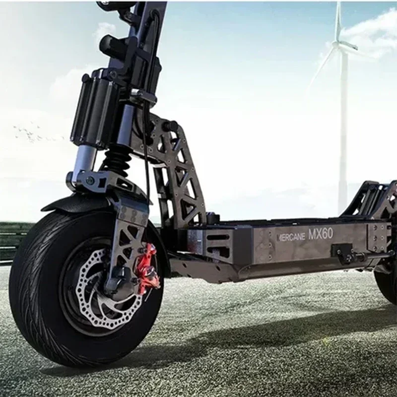 MX60 2400w Dual Motor 48v 21ah Electric Scooter Max Speed 60-65km/h Spring Suspension 10 inch Tyres Foldable Escooter