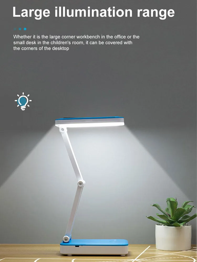 접이식 태양열 야간 조명, 침대 옆 책상 램프, USB 충전, 눈 보호, 4500K-6000K, 26 LED, 2 단 기어