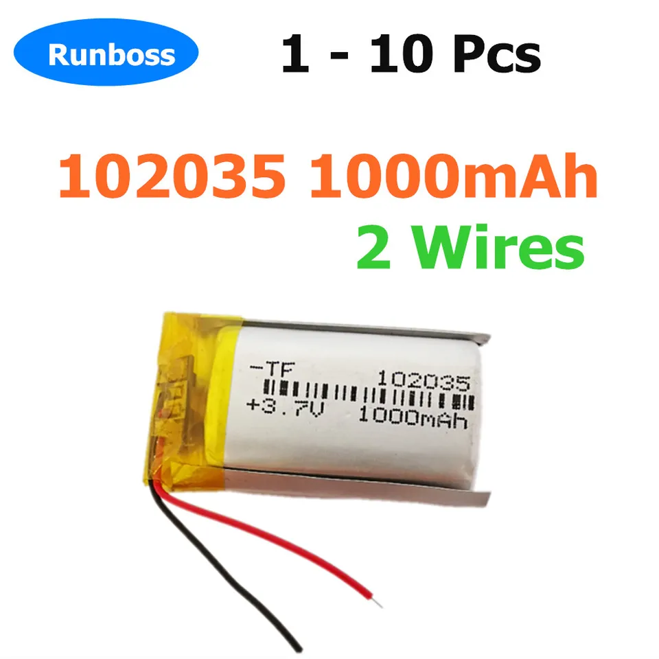 503450 / 523450 Batteria ricaricabile ai polimeri di lio da 1000 mAh 3,7 V per PS4, fotocamere, GPS, altoparlanti Bluetooth batterie da 3,7 V  44
