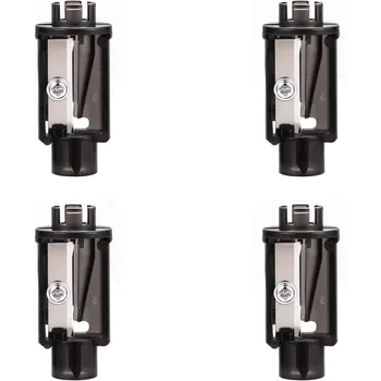 Electric Pencil Sharpener Blade Replacement 4-Pack for No.2/Colored Pencils 6-8mm with Safety Tips 1