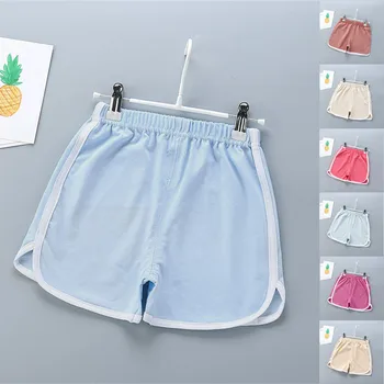 2024 Summer Kids Shorts Beach Short Boys Girls Summer Clothing Casual Bottom Sports Short Clothes Compression Shorts 1-5 Years 2
