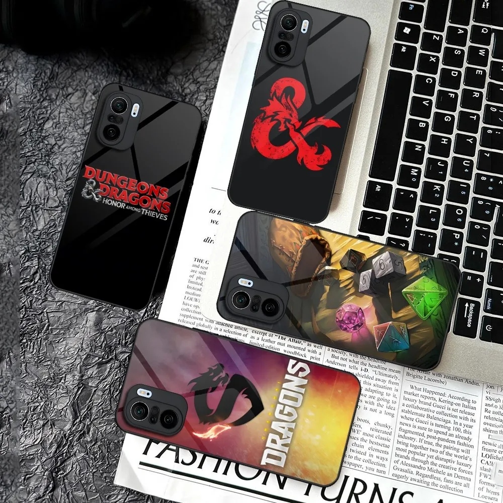 Honor Among Ladders Custodia Per Telefono Per Xiaomi 10 13 10T 11T 11I Redmi Note 9 8 11 11S Pro Poco M4 F3 X3 Glass Design Cover