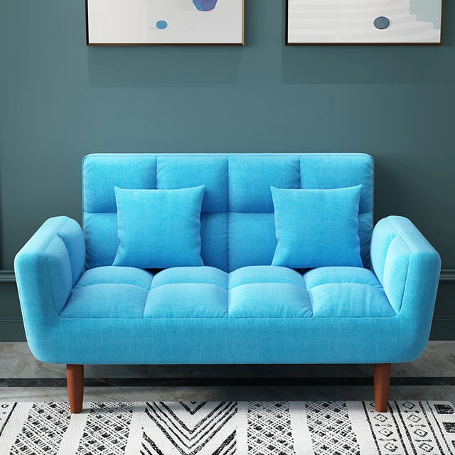 Japanese Adjustable Sofa Bed With 2 Pillows Made Minimal