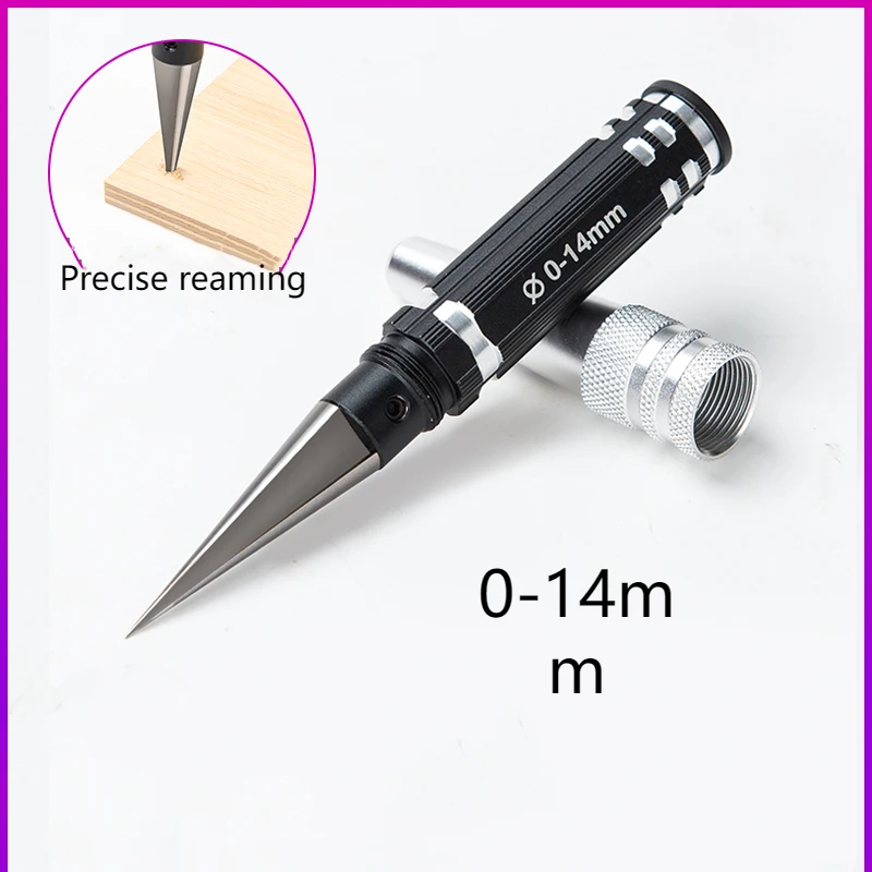 

Dia 0-14mm Stainless Steel Taper Reamer Hole Enlarger Reamer Knife Cutter Hole Expanding Saw Woodworking Tool Drilling Machine
